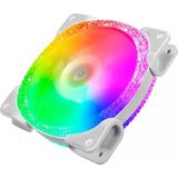 SNT BZ-1200W 5VARGB 120 MM Argb Beyaz Kasa Fanı (Kristal Desenli)