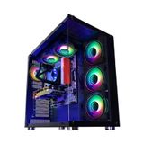 SNT Energy UFO II Ocean Midi Tower Atx Gaming Akvaryum 7 x Argb Fanlar ve Uzaktan Kumanda Kontroller Dahil Masaüstü Bilgisayar Kasası (POWER YOK)