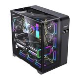 SNT Energy Victory Plus Kavisli 7x Argb Fan Uzaktan Kumandalı ARGB Controller Gaming Kasa Siyah