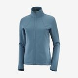 SNTIAL WARM FLEECE FZ W KADIN YÜN SWEATSHIRT Mallard Blue//XS