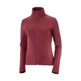 SNTIAL WARM FLEECE FZ W KADIN YÜN SWEATSHIRT Pomegranate//L