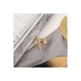 So Much Accesories So-much Kadın Yeni Trend Metal Küçük Boy Mandal Saç Tokası Geometrik Şekilli 4,5 Cm.-3
