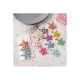 So Much Accesories So-much Silikon Çiçek Klips Toka Seti 3'lü(pastel Renkli Olup Asortiler Karışık Renklidir.renkler Re