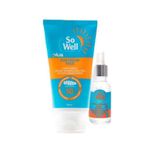 So Well Leke Karşıtı Yüz İçin SPF50+ Plus 75 ml Güneş Kremi +20 ml Hyaluronic Serum