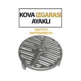 Soba Kova Izgarası Önden Delikli Kovalara Uyumlu. Kalın Saç. Çapı 27 Cm Ayak Yüksekliği 5 Cm
