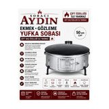 SOBACI AYDIN 50 cm EKMEK YUFKA GÖZLEME TANDIRI ÇİFT SAÇ