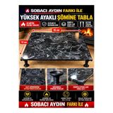 SOBACI AYDIN 95x72cm SOBA ALTI ŞÖMİNE KUZİNE TABLASI BÜYÜK BOY ÖZEL YAPIM