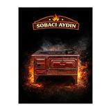 SOBACI AYDIN SAC KUZİNE EMAYE SOBA(BAHÇE SOBASI) KALIN AYAK