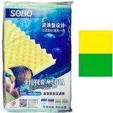 Sobo Akvaryum Filtre Süngeri 40X30x2 Sarı Yeşil