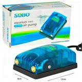Sobo Akvaryum Hava Motoru Çift Çıkış 5W 2X4 Lt/Min Sb-648A