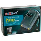 Sobo Akvaryum Hava Motoru Çift Çıkışlı 5W 2×4 Lt/Min Sb-348