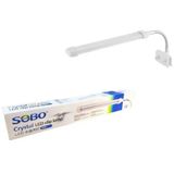 Sobo Akvaryum Klipsli Led Aski Lamba 6W 24 Cm Beyaz+Pembe Sb-Cl6w