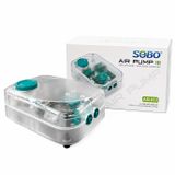 Sobo AQ-013 Air Pump III Ayarlanabilir Çift Çıkışlı Akvaryum Hava Motoru 4W