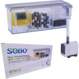 Sobo AQ-16H Bio Tepe Filtre 400LT/SAAT 3 Bölmeli Akvaryum İçin Etkili Filtrasyon