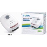 Sobo AR-60 Sessiz Ayarlanabilir Hava Motoru 8W 4 Çıkışlı Akvaryum İçin 4x3.5 L/min Güçlü Performans