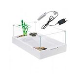 Sobo Filtreli Lambalı Cam Kaplumbağa Bahçesi 50x31x25 Cm