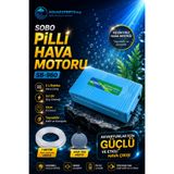 Sobo Pilli Hava Motoru - 1 Metre Hava Hortumu ve Hava Taşı Hediyeli - SB-960 - 2LT/Dakika
