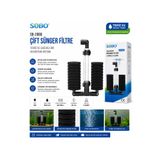 Sobo SB-2812 ÇİFTLİ PİPO FİLTRE CAMA YAPIŞKANLI