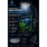 Sobo Usb Akvaryum Işığı - Balık Işığı - Bitki Işığı - 34 Led - Y-3w - Güçlü Aydınlatma - Üstün Performans - 23 Cm - Siyah