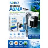 Sobo WP-206H Şelale Askı Filtre Akvaryum Dış Filtre 250 L/H 3.5W