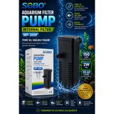 Sobo WP-300F İç Filtre 150 L/H 2W Sessiz Akvaryum İç Filtre Motoru Tatlı ve Tuzlu Su Uyumlu