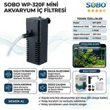Sobo WP-320F Mini Akvaryum Iç Filtresi