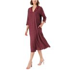 SOCIETA Bordo Bol kesim elbise 93952 Bordo S