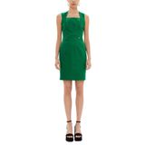 SOCIETA Dar Kesim Mini Elbise 91170 Yeşil 42