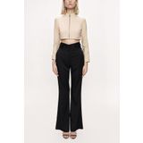 SOCIETA Devetüyü Fermuarlı Kısa Blouse 19838 Devetüyü M
