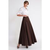 Societa Kahve Godeli Uzun Etek 81367 - 0-Kahverengi - XL