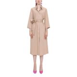 SOCIETA Kemerli Bol Poplin Elbise 93995 Bej M