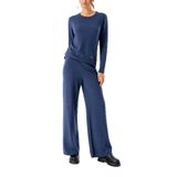 SOCIETA Lacivert Triko pantolon ve kazak suit 28859 Lacivert M