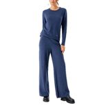 SOCIETA Lacivert Triko pantolon ve kazak suit 28859 Lacivert S