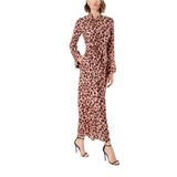 SOCIETA Leopar Düz kesim elbise 93832 Leopar 36