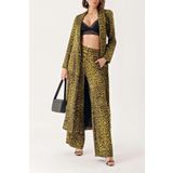 SOCIETA LEOPAR-OLIVE Uzun ceketli pantolon takım 12335 LEOPAR-OLIVE S