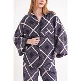 Societa Lila Bol Kesim Cepli Gömlek 10858 - XL