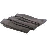 Socks Master Natürel Pamuk Penye Hassas Ayaklar 3 Çift Erkek Çorap - 42 - 43 - Gri