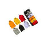Socks Stations Susam Nakışlı Renkli Patik Çorap Kutusu 6'lı