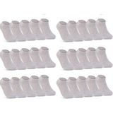 Sockshion Bay ve Bayan Pamuklu Bilek Boy Patik Çorap 30'lu Paket - 40 - 45 - Gri