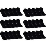 Sockshion Bay ve Bayan Pamuklu Bilek Boy Patik Çorap 30'lu Paket - 40 - 45 - Siyah