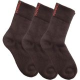 Sockshion Termal Havlu Pamuklu Soket Soft Lastik Soket Çorap 3'lü Paket - 35 - 40 - Asfalt Siyahı