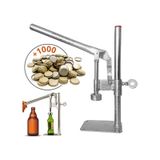 Soda Gazoz Kapağı Kapatma Makinesi Şişe Kapatma Aleti 1000 Kapak Gümüş