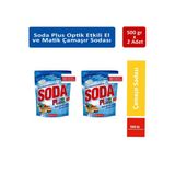 Soda Plus Etklili Çamaşır Sodası 500 Gr X 2 Adet