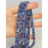 Sodalit Taşı Rondela Kesim 6x1.5mm Dizi (49402)