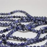 Sodalit Taşı Royal 8mm YARIM Dizi (18cm uzunluğundadır)