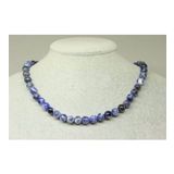 Sodalit Taşı Royal Kolye 8mm (Klipsli)