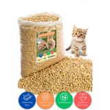 Sodra %100 Organik Çam Kokulu Kedi Kumu 20 lt(10 kg ) Topaklaşmayan Pelet Yüksek Emiş Gücü ile Kötü Koku Engeller