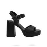 Sody Exclusive Siyah Platform Topuklu Sandalet 9 cm