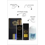 Soel Parfüm Narkotik Set 3'lü Narkotik Erkek Parfüm 50 ml Narkotik Deodrant Narkotik Roll-on