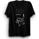 Soen, Imperial, Snake, Rock Metal Grup Tişörtü - Siyah - XL